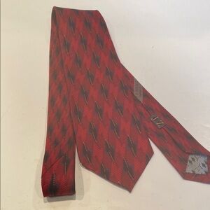 J. Z. Double Black Deep Red & Navy Tie